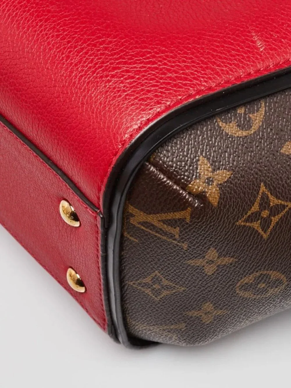 Louis Vuitton Monogram Canvas and Cerise Leather Kimono MM Tote Bag